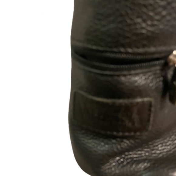 Valentina Black Leather Tote Bag - Picture 4 of 8